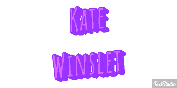 Kate Winslet テキスト効果