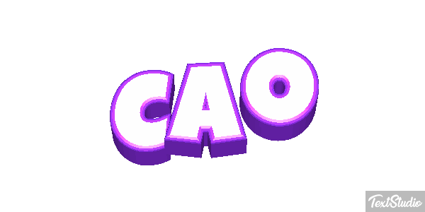 Cão Texteffekt