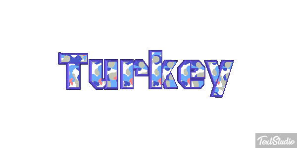 Turkey Efeito do texto