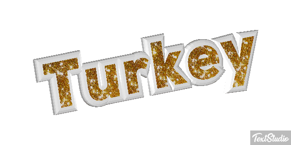 Turkey Efeito do texto