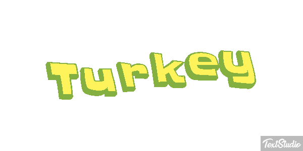 Turkey Efeito do texto