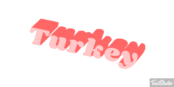 Turkey Efeito do texto