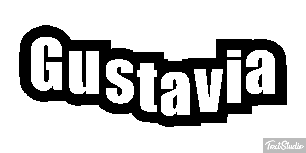 Gustavia Efecto de texto
