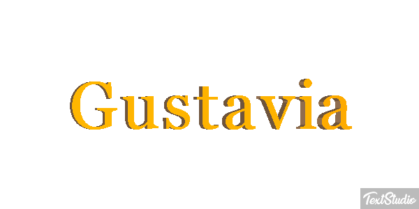 Gustavia Efecto de texto