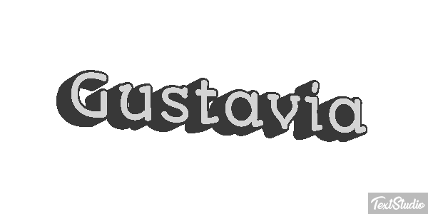 Gustavia Efecto de texto