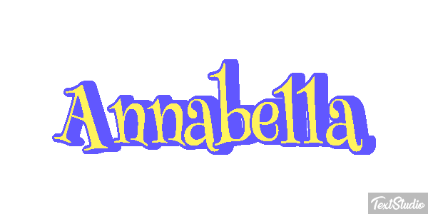 Annabella Текстовый эффект