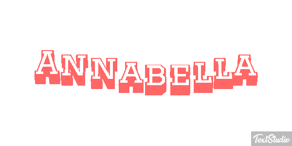 Annabella Текстовый эффект