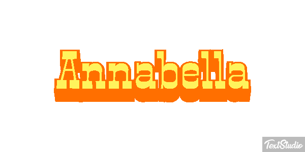 Annabella Текстовый эффект