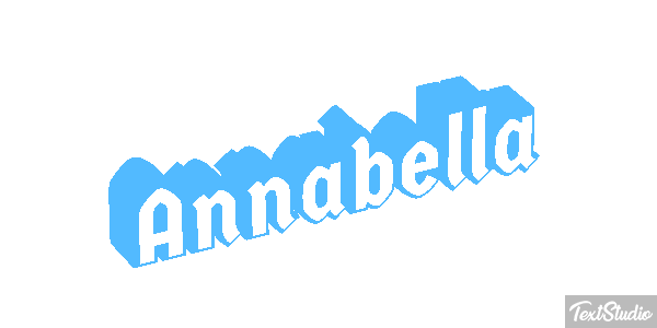 Annabella Текстовый эффект