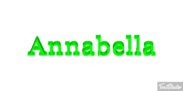 Annabella Текстовый эффект
