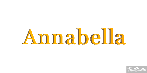 Annabella Текстовый эффект