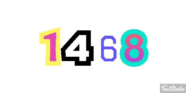 1468 テキスト効果
