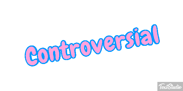 Controversial Texteffekt