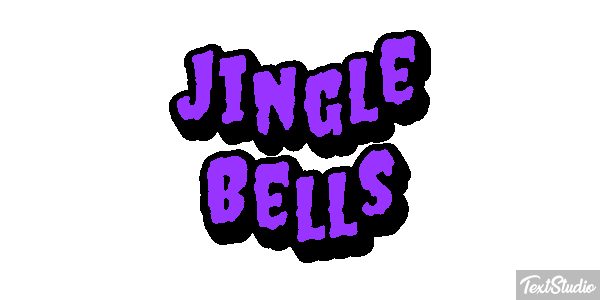 Jingle Bells Text effect