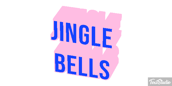 Jingle Bells Text effect