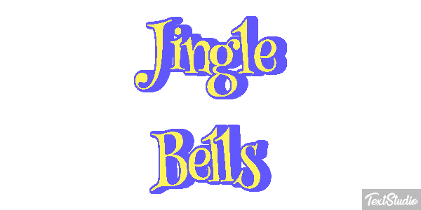 Jingle Bells Text effect
