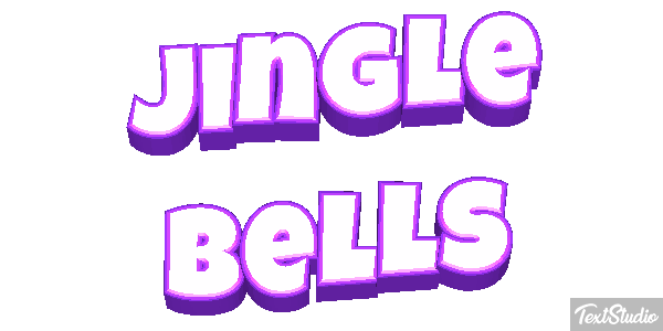 Jingle Bells Text effect