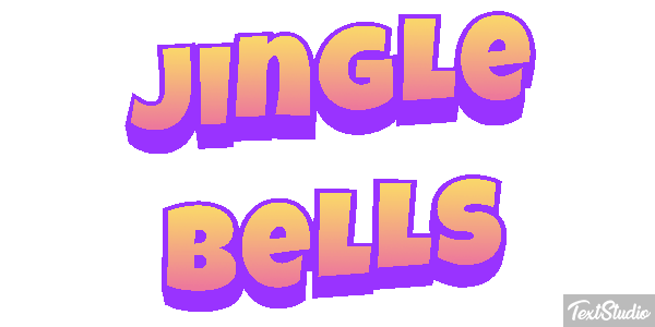 Jingle Bells Text effect