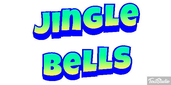 Jingle Bells Text effect