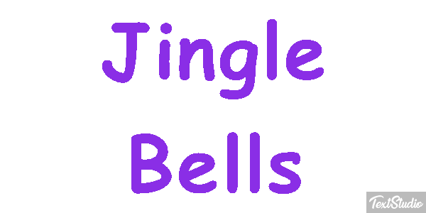 Jingle Bells Text effect