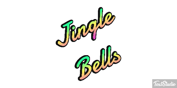 Jingle Bells Text effect