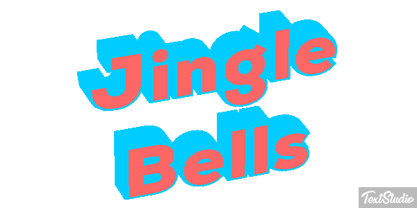 Jingle Bells Text effect