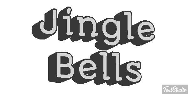 Jingle Bells Text effect