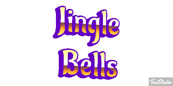 Jingle Bells Text effect