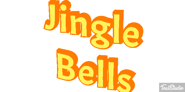Jingle Bells Text effect