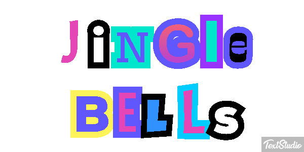 Jingle Bells Text effect