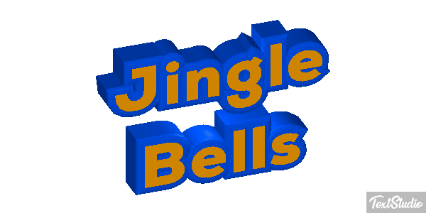 Jingle Bells Text effect