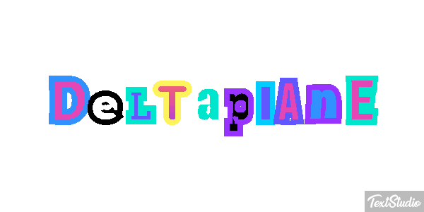 Deltaplane Texteffekt