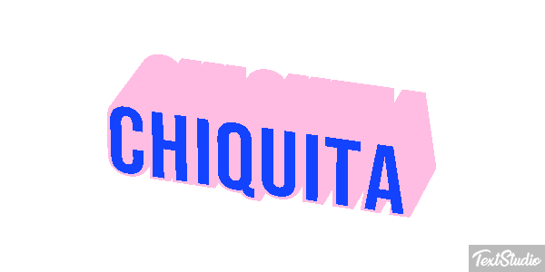 Chiquita Efeito do texto