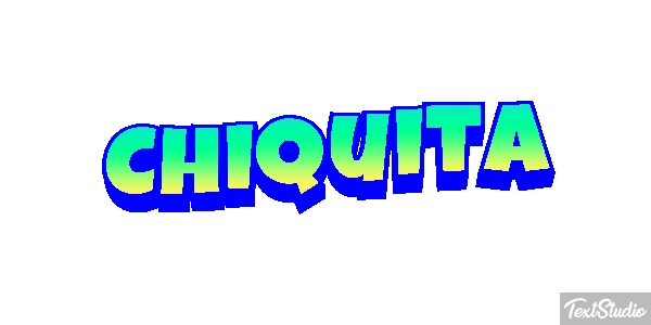 Chiquita Efeito do texto