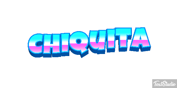 Chiquita Efeito do texto