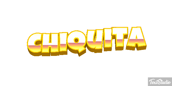Chiquita Efeito do texto