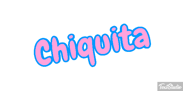 Chiquita Efeito do texto