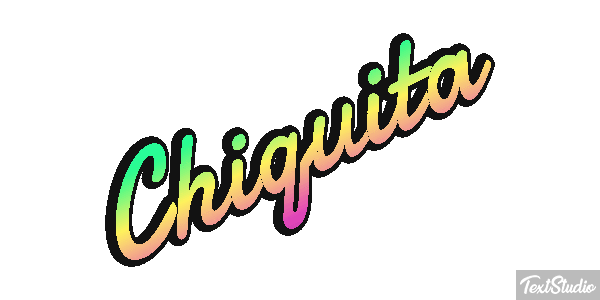 Chiquita Efeito do texto
