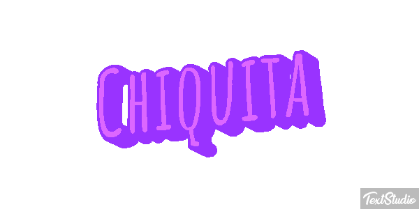 Chiquita Efeito do texto