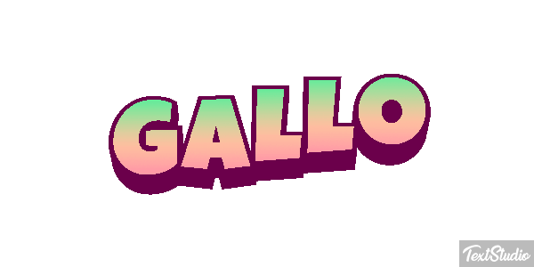 Gallo Effetto testo