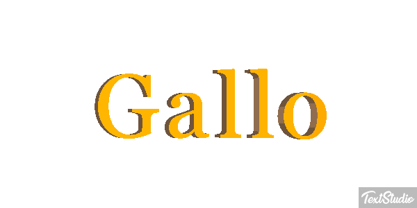 Gallo Effetto testo