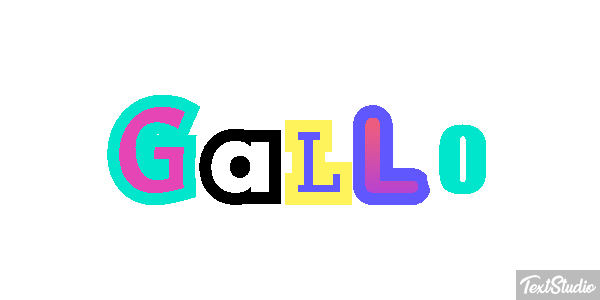 Gallo Effetto testo