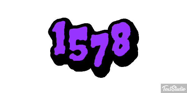 1578 Text effect
