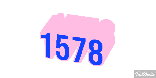 1578 Text effect