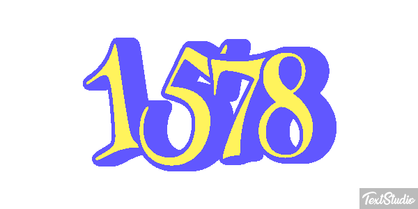 1578 Text effect