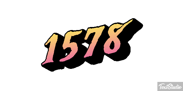 1578 Text effect