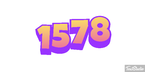 1578 Text effect