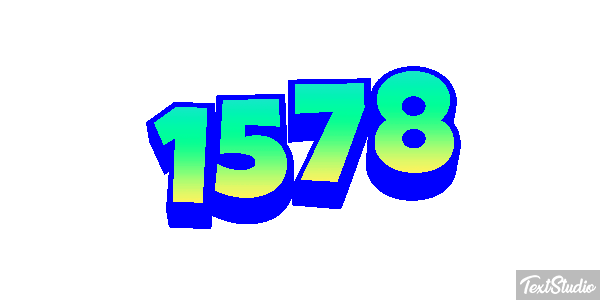 1578 Text effect