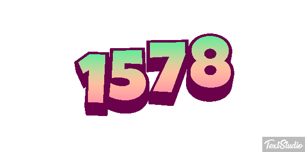 1578 Text effect