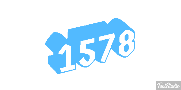 1578 Text effect